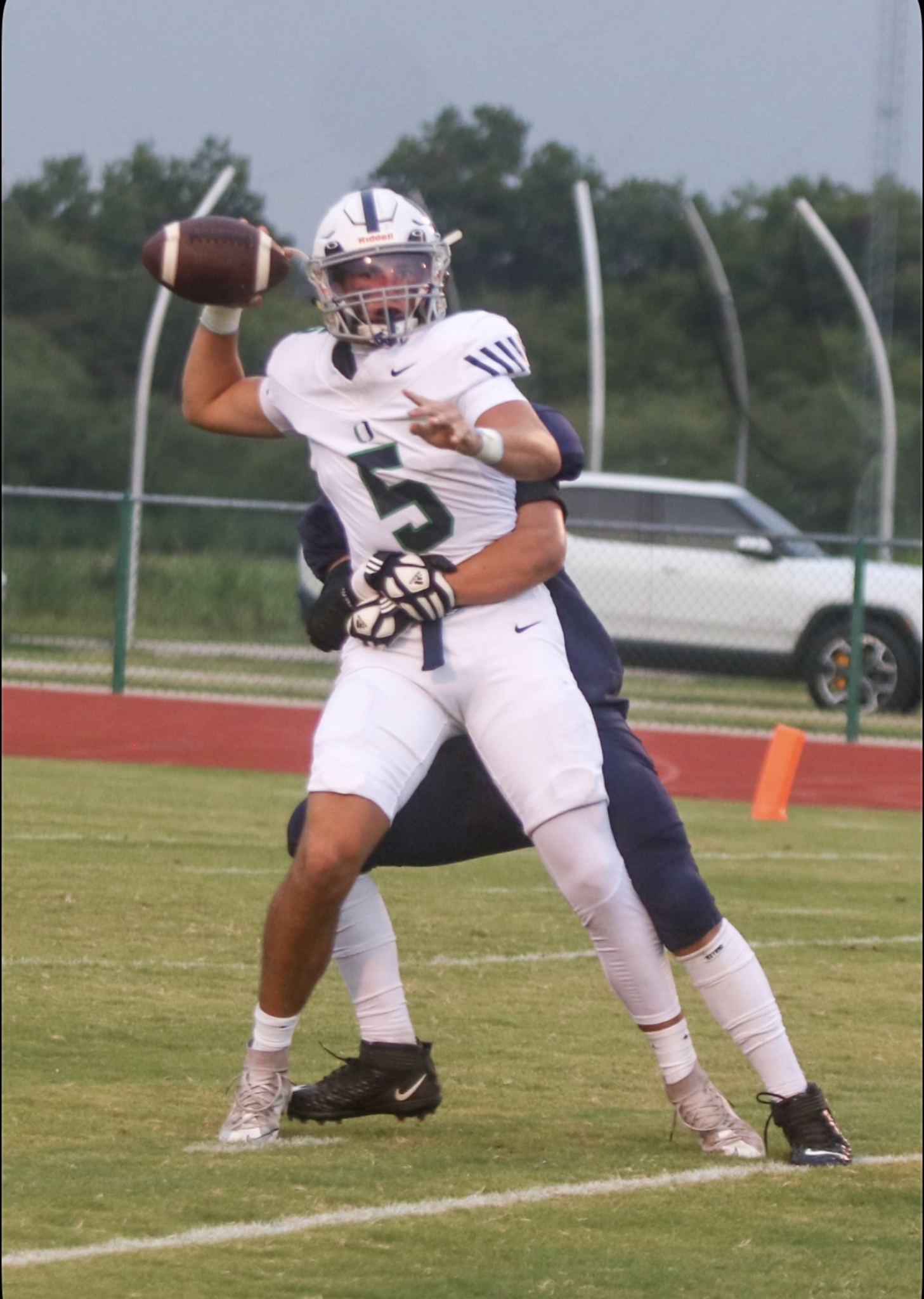 Luke Dearman quarterback action
