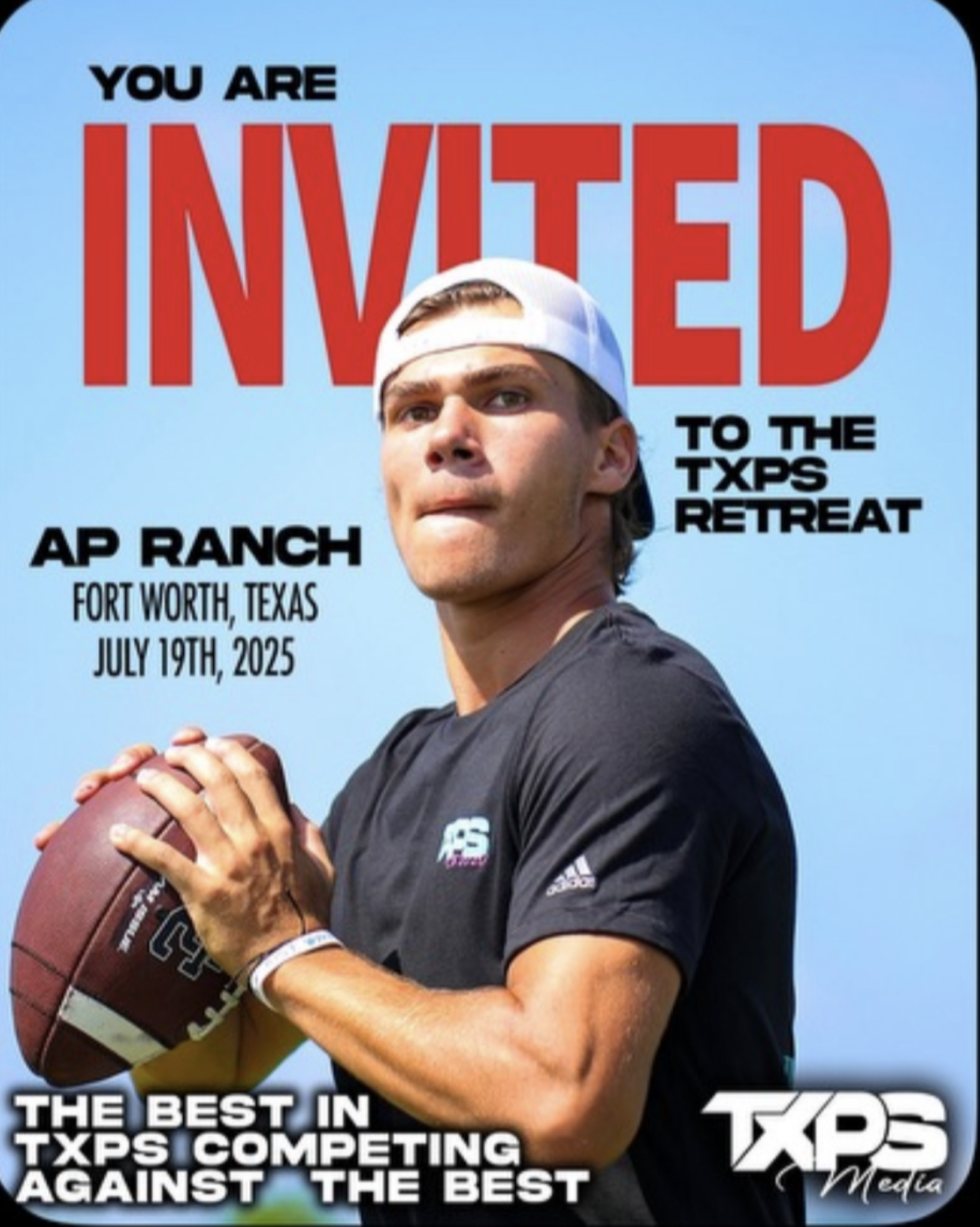 TXPS retreat invitation graphic